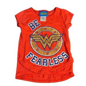 Wonder Woman Red Graphic T-Shirt girls size 4